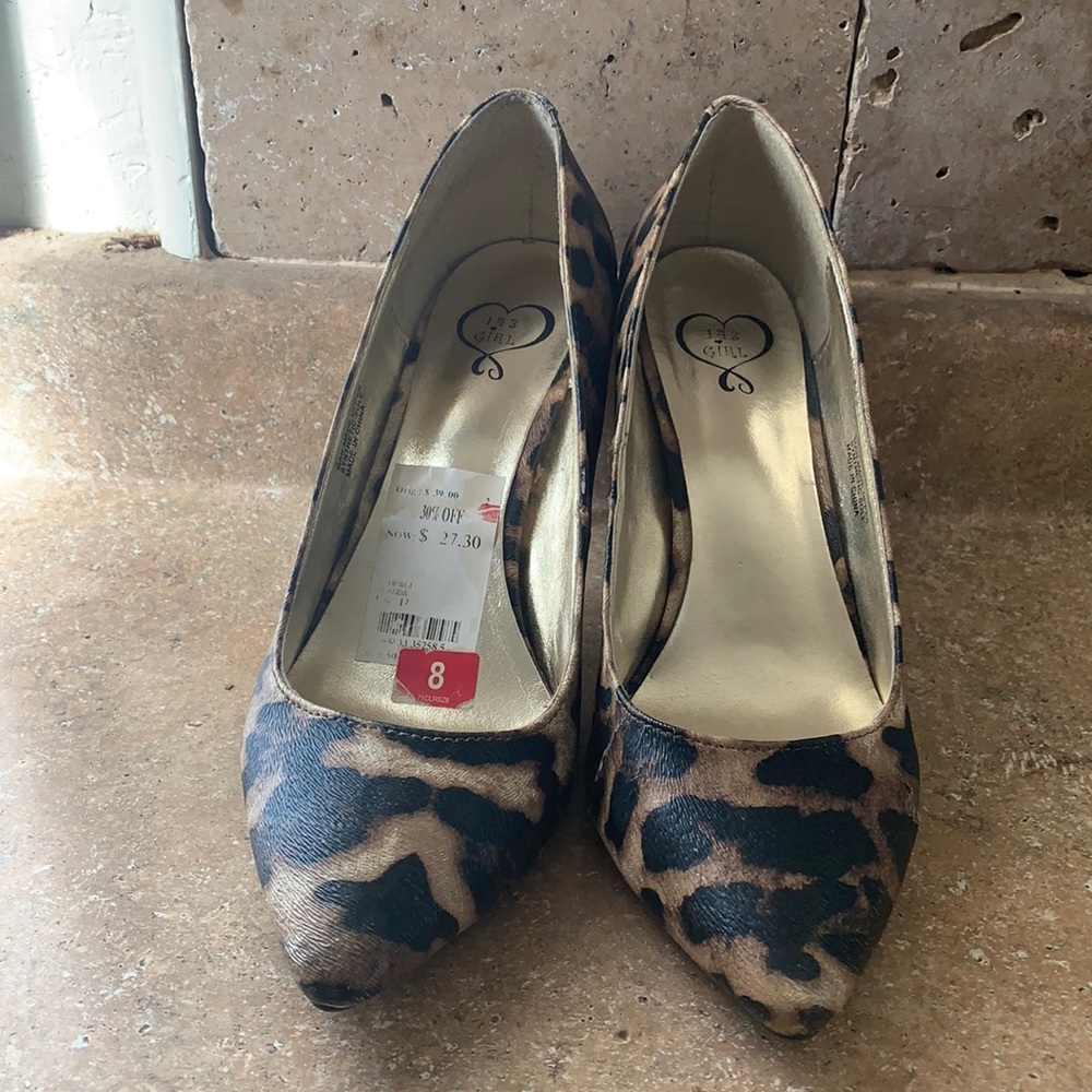Cheetah high  heels